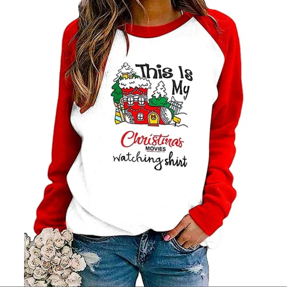 NIP🎅🏽 This is my Christmas Movie Watching Shirt - Picture 3 of 4
